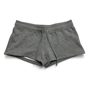 Brandy Melville Grey Low Rise Jawstring cotton loungewear summer shorts NWT